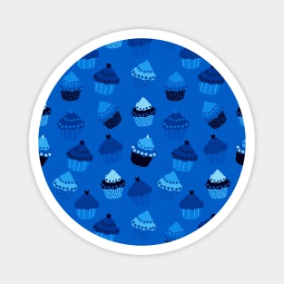 Blueberry cupcakes Magnet